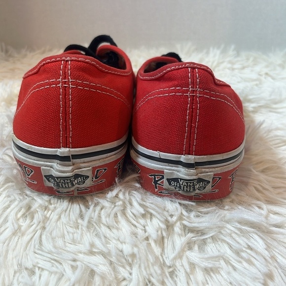 Vans Rad red lace up sneakers. Size 8 mens - Picture 4 of 10